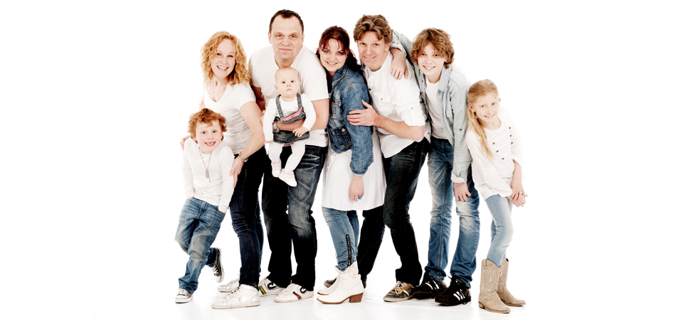 FAMILIEFOTO'S IN ONZE STUDIO